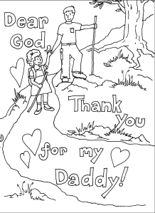Fathers Day Coloring Page 2