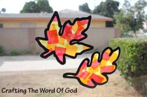 Thanksgiving Leaf Sun Catcher