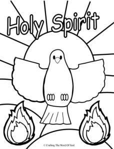 Holy Spirit Coloring Page