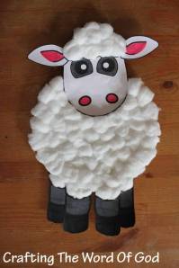 Paper Plate Sheep 1