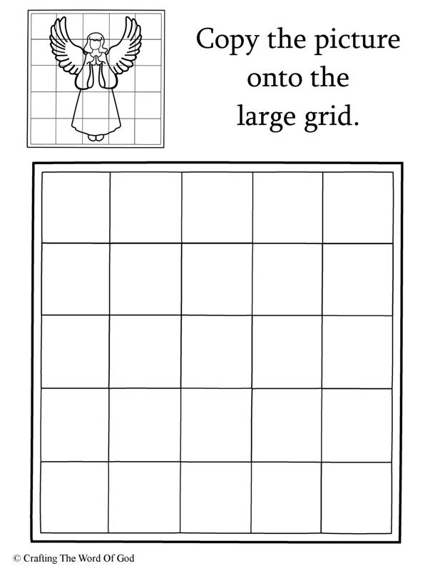Copy The Christmas Angel- Activity Sheet « Crafting The Word Of God