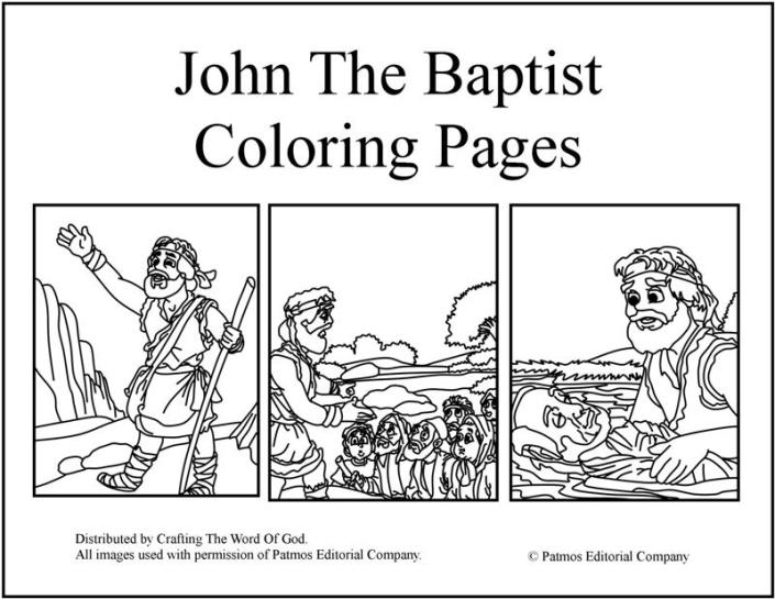 John The Baptist- Coloring Pages « Crafting The Word Of God