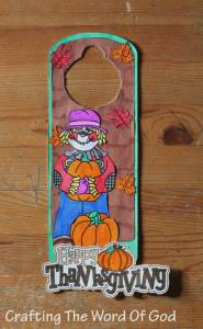 Scarecrow Door Knob Hanger