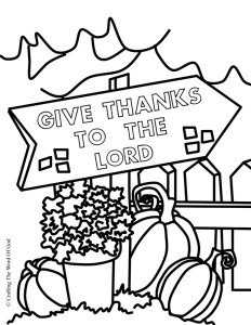 Thanksgiving Coloring Page 3