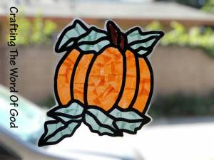 Pumpkin Sun Catcher 2